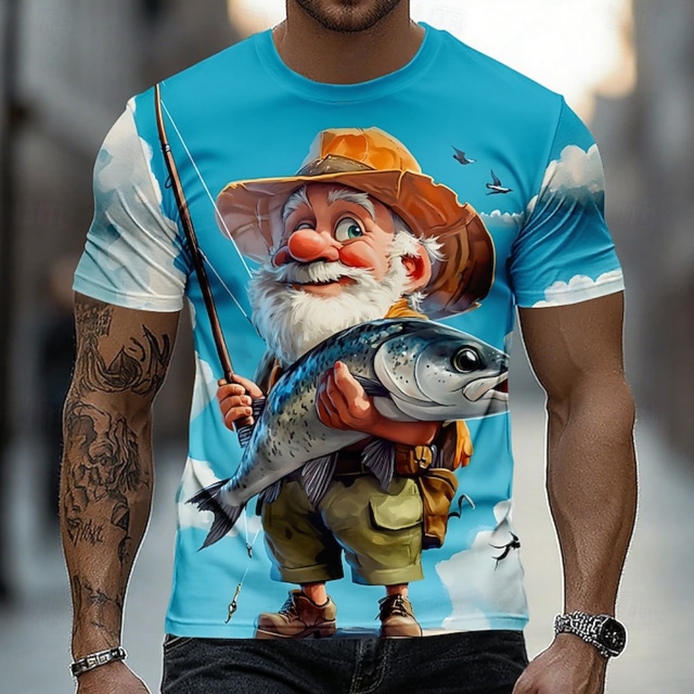 Fishing Equipment For Kids - 재미있는 낚시 패턴 3D 프린트 스포츠