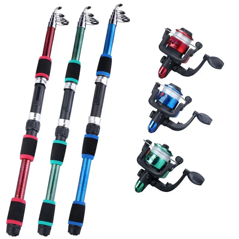 Fishing Equipment Online - 낚시대 세트 텔레스코픽 낚싯대와 스피닝 릴