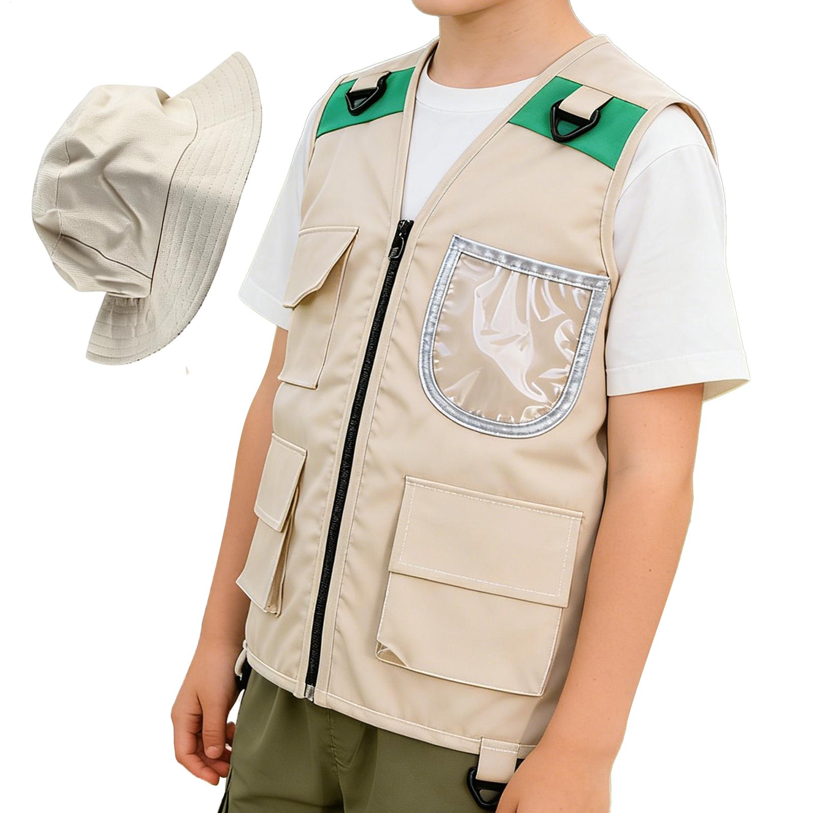 Fishing Equipment Logos - 1개입 인기 아동용 야외 탐험복 조끼