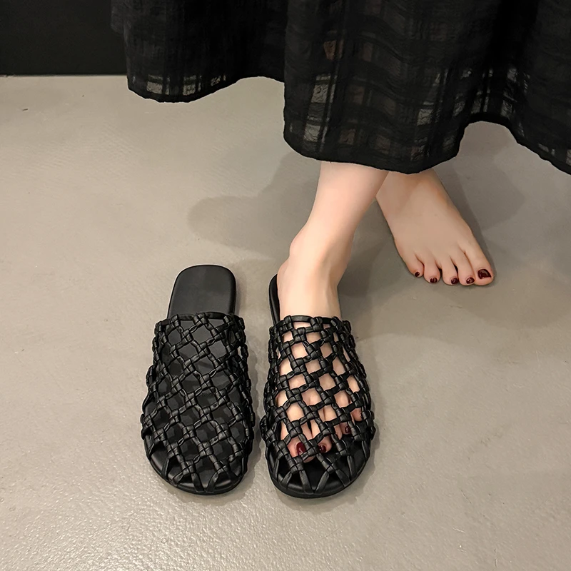 Fishing Net - 2025 신상 여성용 명품 비치 샌들,