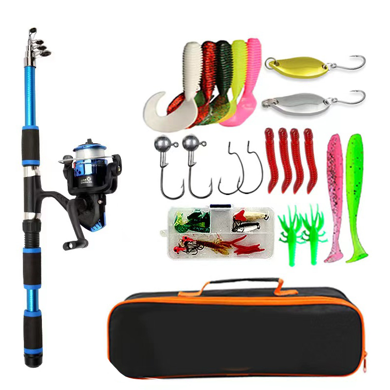 Fishing Equipment Online - 텔레스코픽 낚싯대 및 스피닝 릴 미끼