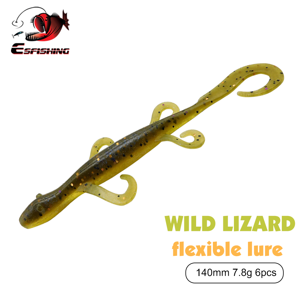 Fishing Equipment Parts - ESFISHING 낚시 루어 와일드 리자드 140mm