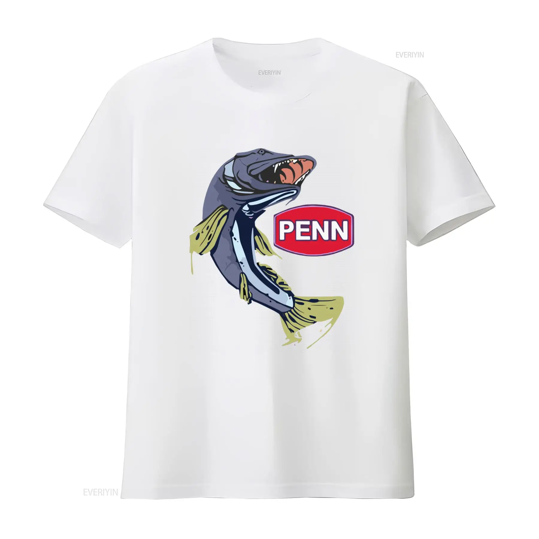 PENN 낚시 장비 회사 로고 남성용 블랙 티셔츠 사이 - Fishing Equipment Logos 리뷰 및 가격