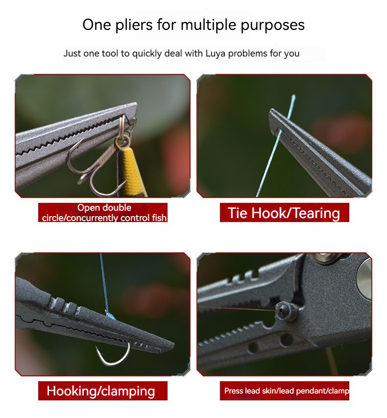 고정밀 다기능 루야 플라이어, 낚싯줄 절단, 물고기 들 - Fishing Equipment Parts 리뷰 및 가격