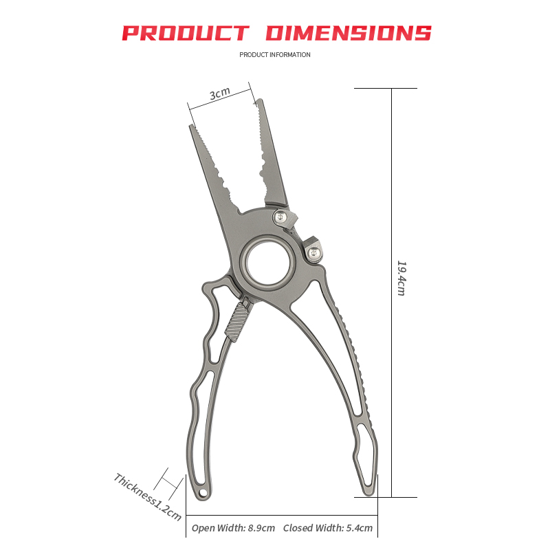 고품질 티타늄 낚시 플라이어, 레이저 로고 도구 세트( - Fishing Equipment Logos 리뷰 및 가격