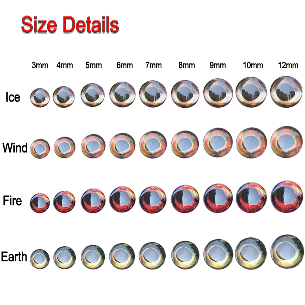 ICERIO 100PCS 홀로그램 3D 4D 물고기 눈 - Fishing Equipment Parts 리뷰 및 가격