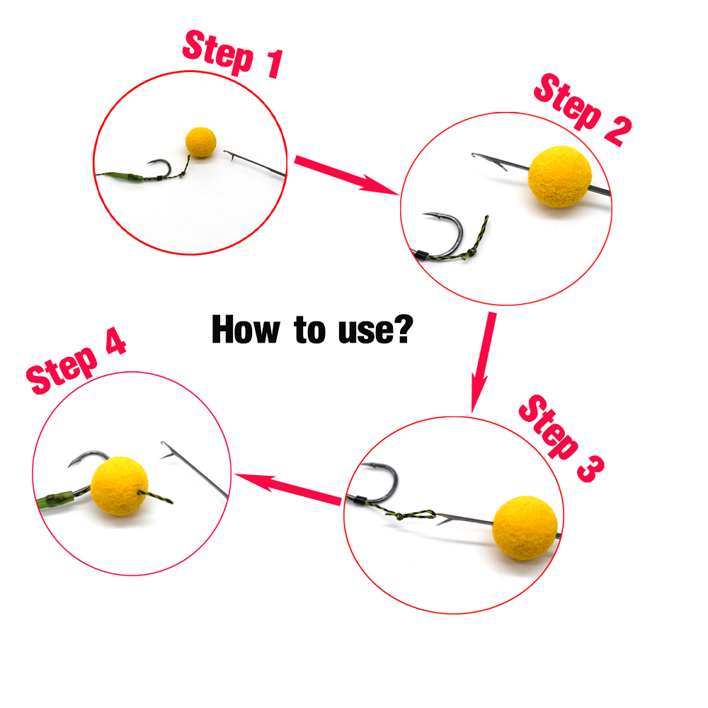 MNFT 잉어 낚시 도구 미끼 후크 바늘 도구, 팝업  - Fishing Equipment Wholesale 리뷰 및 가격