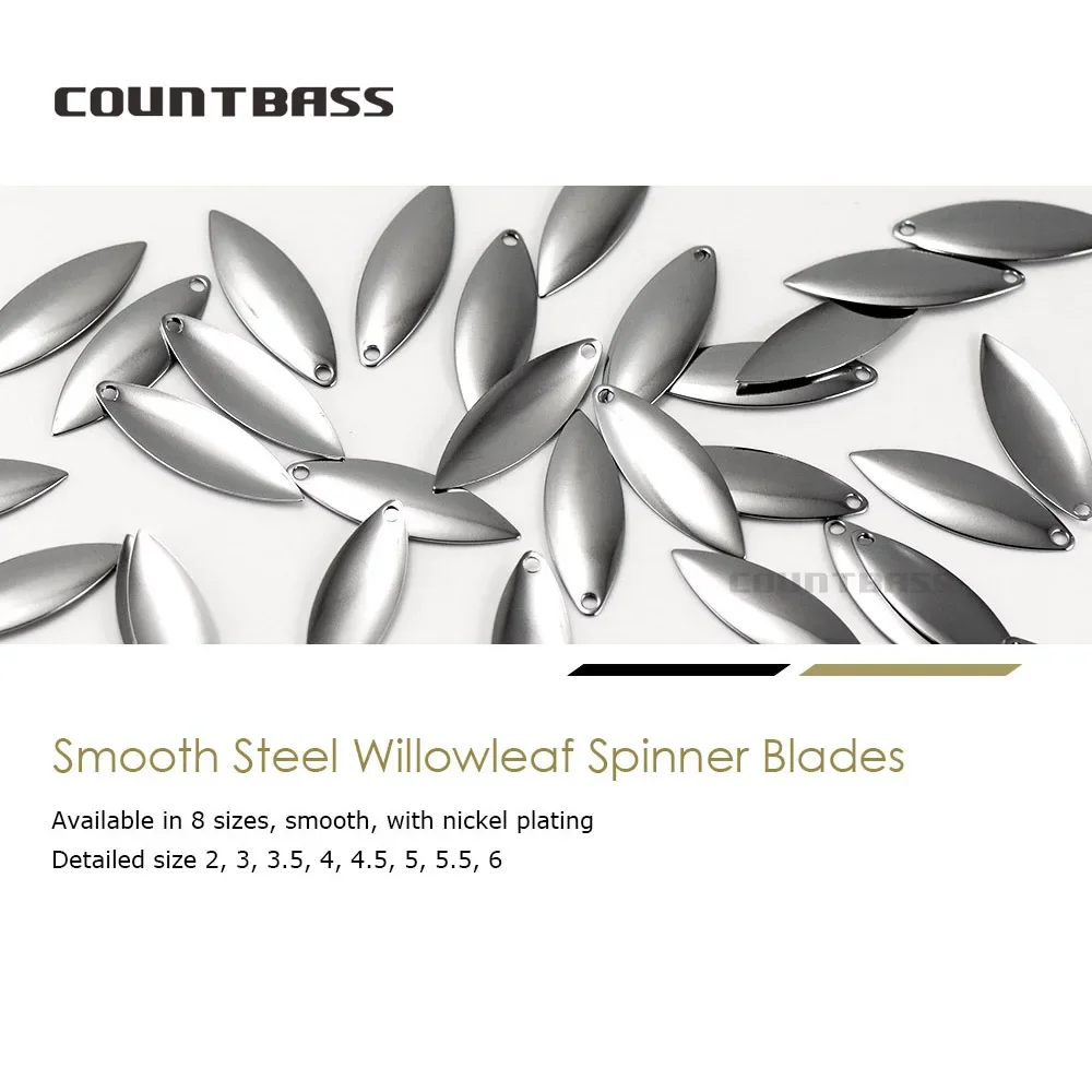 Countbass 50pcs 크기 1-6 니켈 강철 버 - Fishing Equipment Parts 리뷰 및 가격