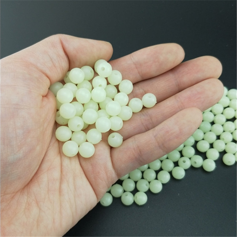 100 개/몫 빛나는 구슬 3mm-8mm 낚시 공간 콩 - Night Float Fishing 리뷰 및 가격