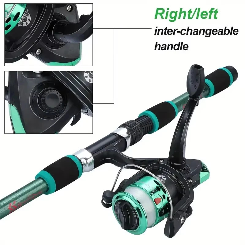 낚싯대 세트 풀 키트 (텔레스코픽 낚싯대, 스피닝 릴, - Fishing Equipment Online 리뷰 및 가격
